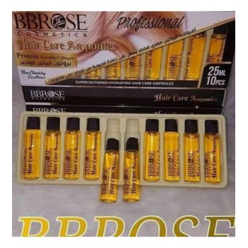 Keratin Collagen Hydrating Hair Treatment Care Ampoules Serum Set 10 bottle 25ml 